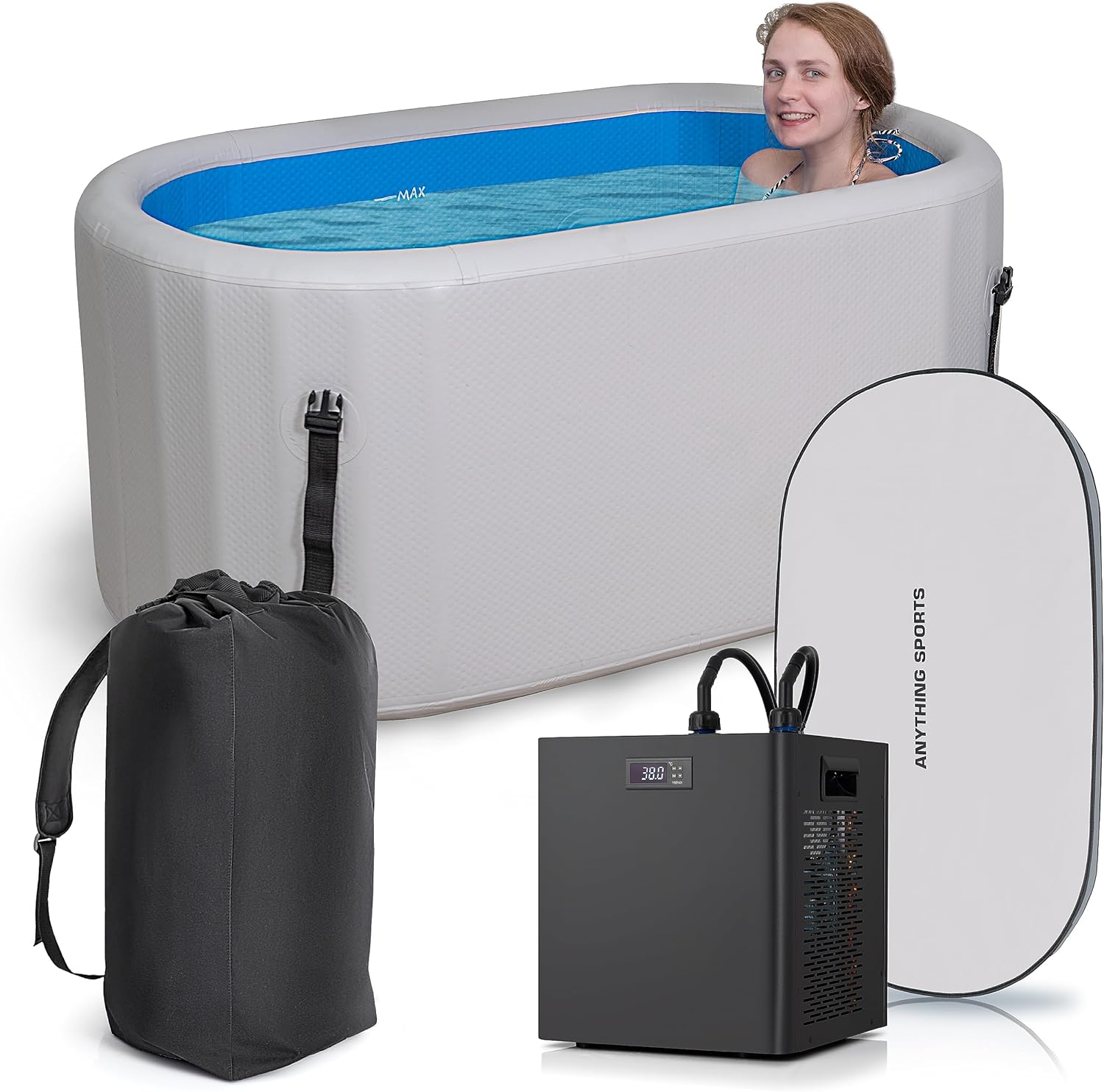 Inflatable Ice Bathtub With Chiller – My Store